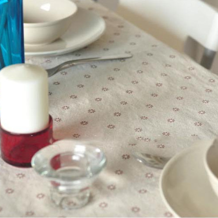 BowLift | Daisy Print Cotton Linen Tablecloth