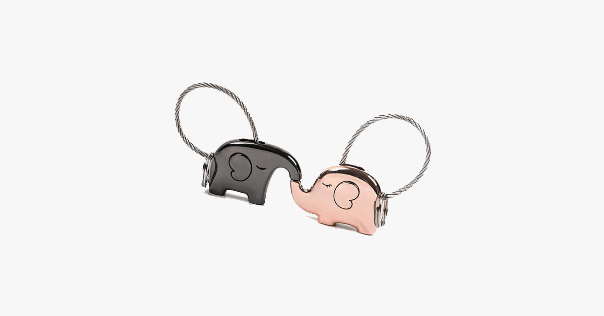 BowLift | Elephant Love Keychain Set