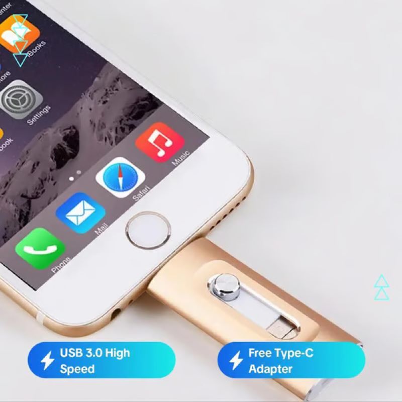 BowLift | 3 in 1 large capacity USB flash drive for mobile phone and computer