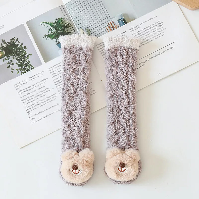 BowLift | Baby Winter Fluffy Fuzzy Socks