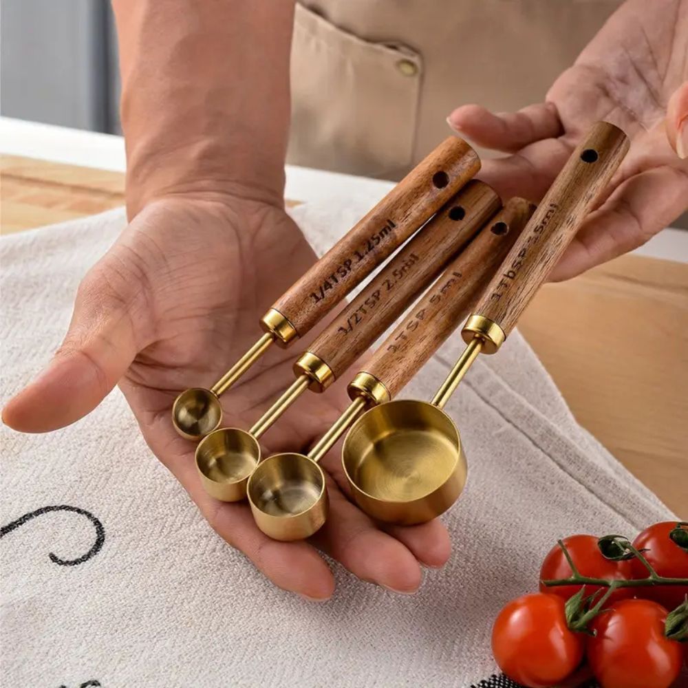 BowLift | Golden Measuring Spoon Set