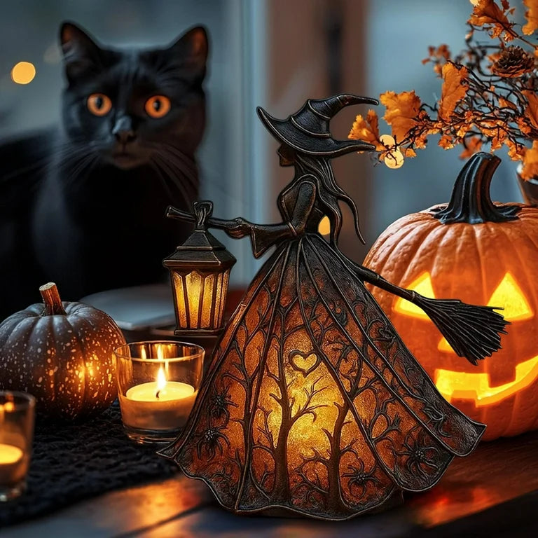 BowLift | Halloween Witches Lamp Mystica – Magical LED Decorative Lamp for Indoor
