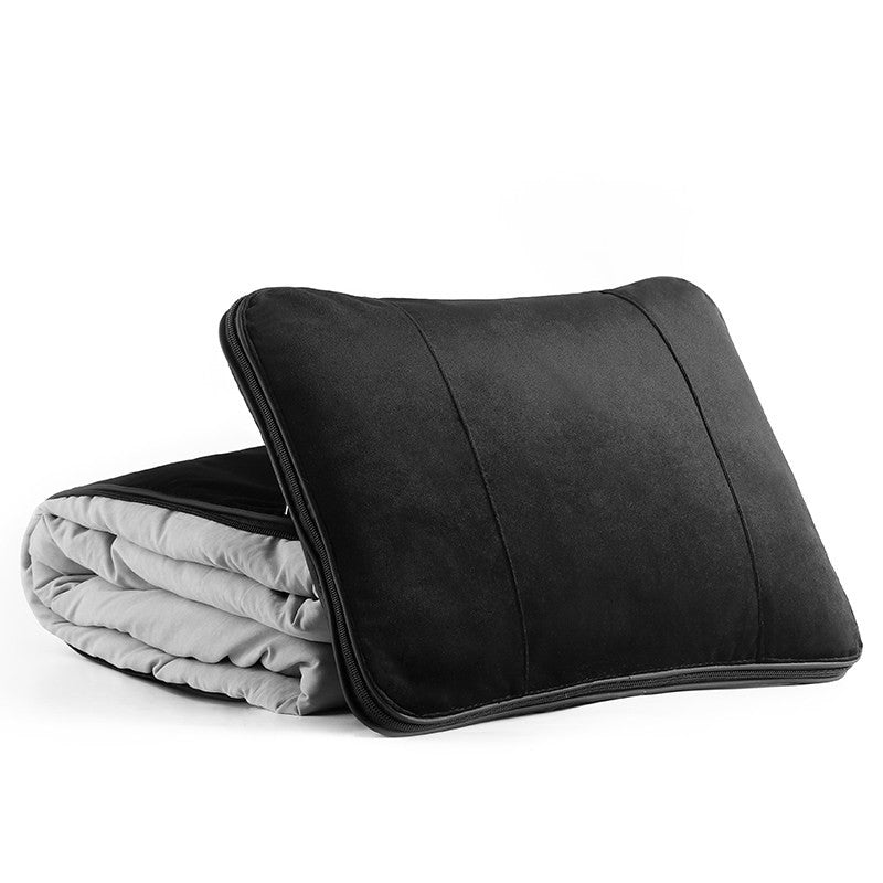 BowLift | 2-in-1 Lumbar Support Pillow with Blanket, for Car, Office, Library, Airplane