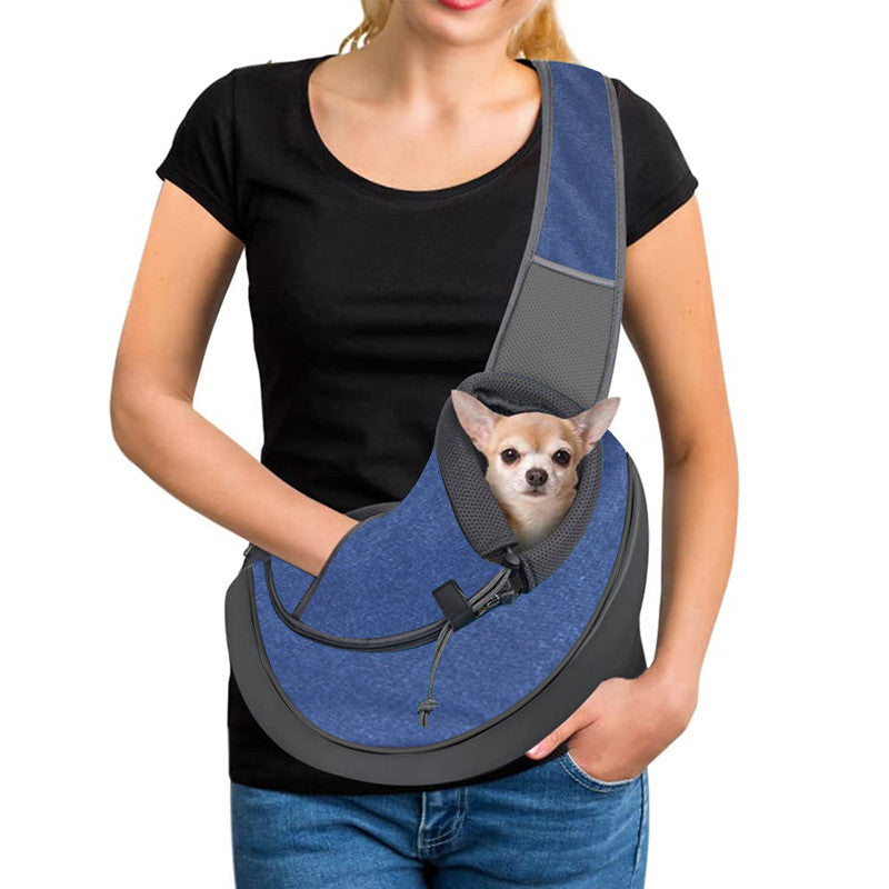 BowLift | Pet Dog Carrier Sling Bag with Adjustable Strap & Phone Pocket, for Dogs & Cats