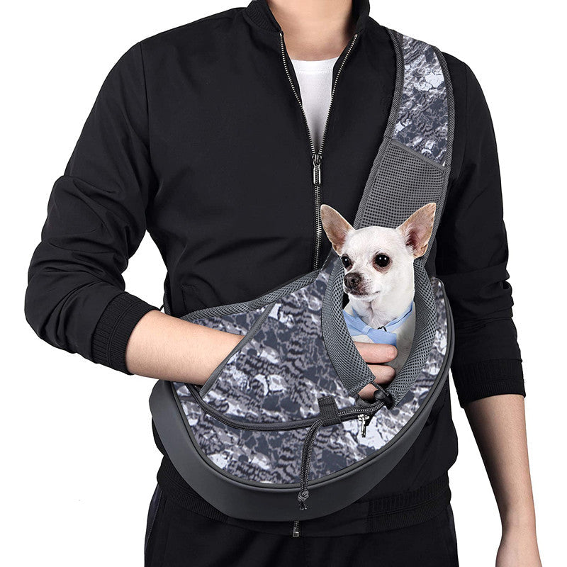 BowLift | Pet Dog Carrier Sling Bag with Adjustable Strap & Phone Pocket, for Dogs & Cats