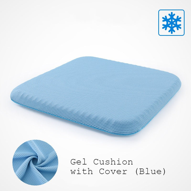 BowLift | Portable Cooling Gel Seat Cushion, with Non-Slip Cover, for Car, Office Chair, Wheelchair & More