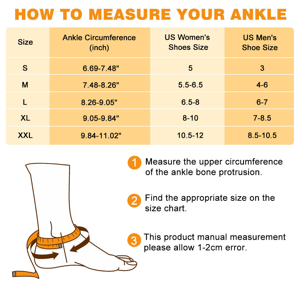 BowLift | Adjustable Ankle Compression Sleeve Ankle Brace Care 2-Pack