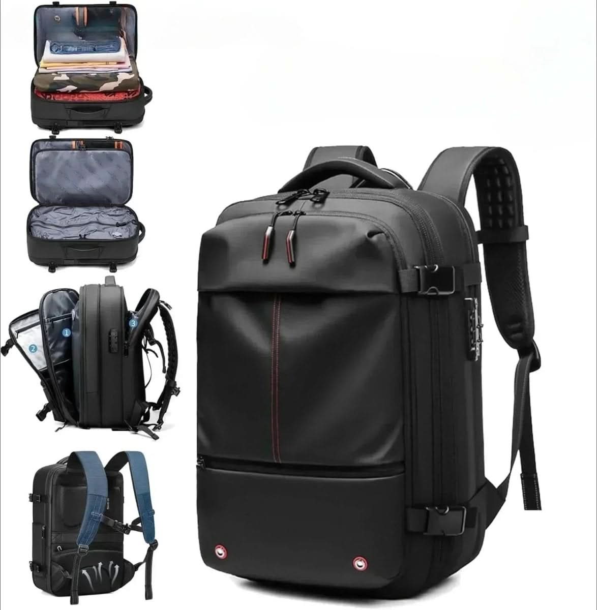 BowLift | Compressible travel backpack with laptop compartment