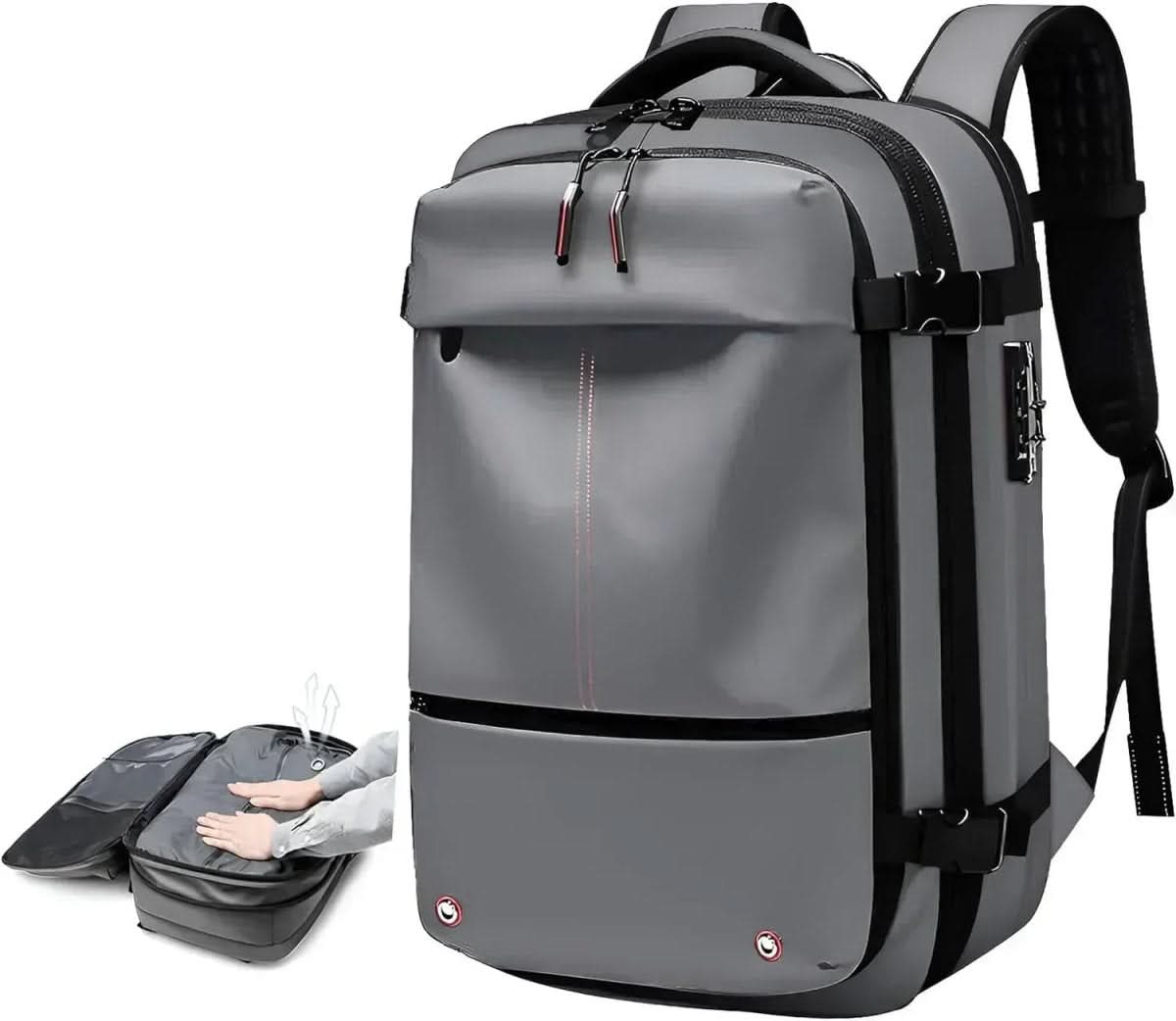 BowLift | Compressible travel backpack with laptop compartment
