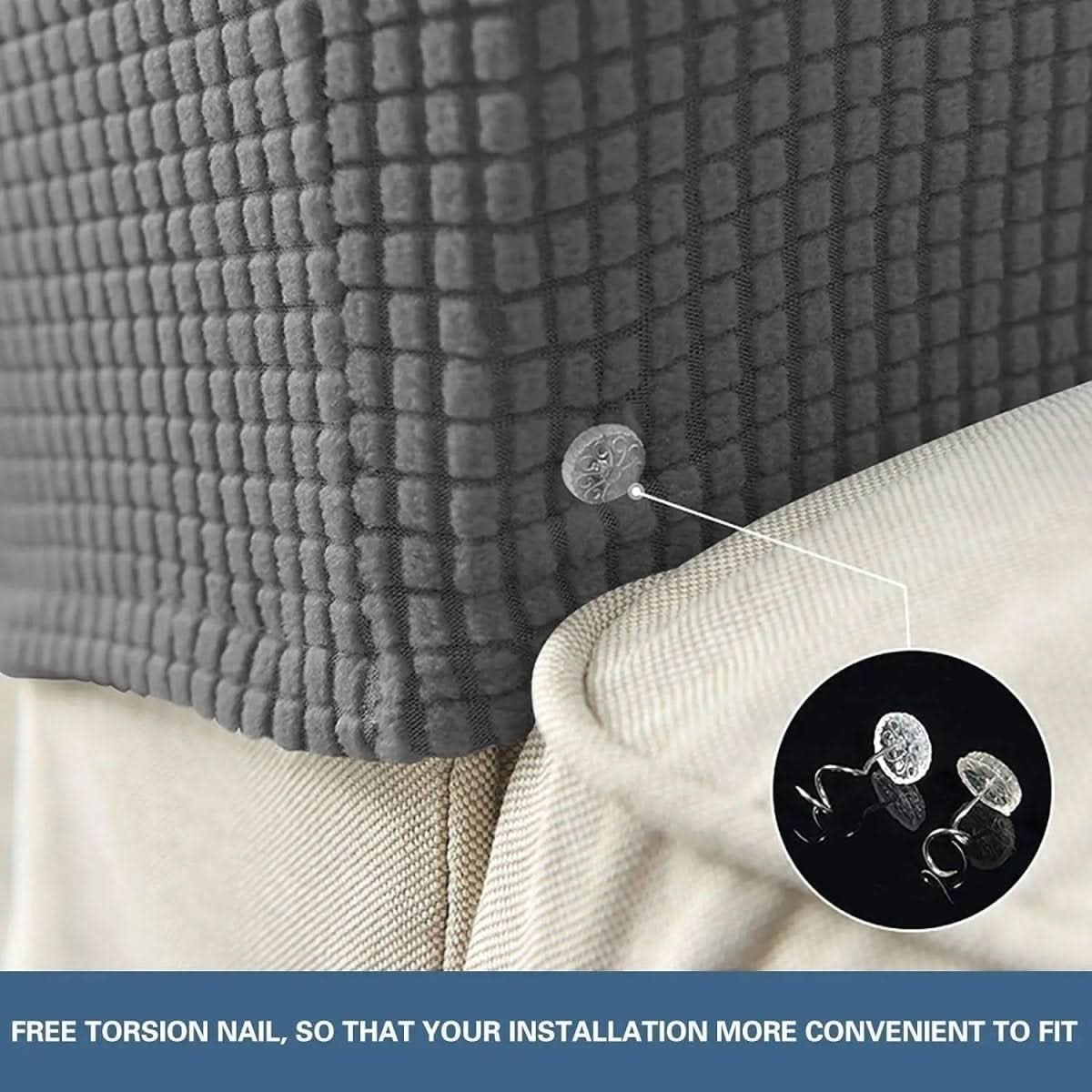 BowLift | 2-piece waterproof armrest covers with jacquard design