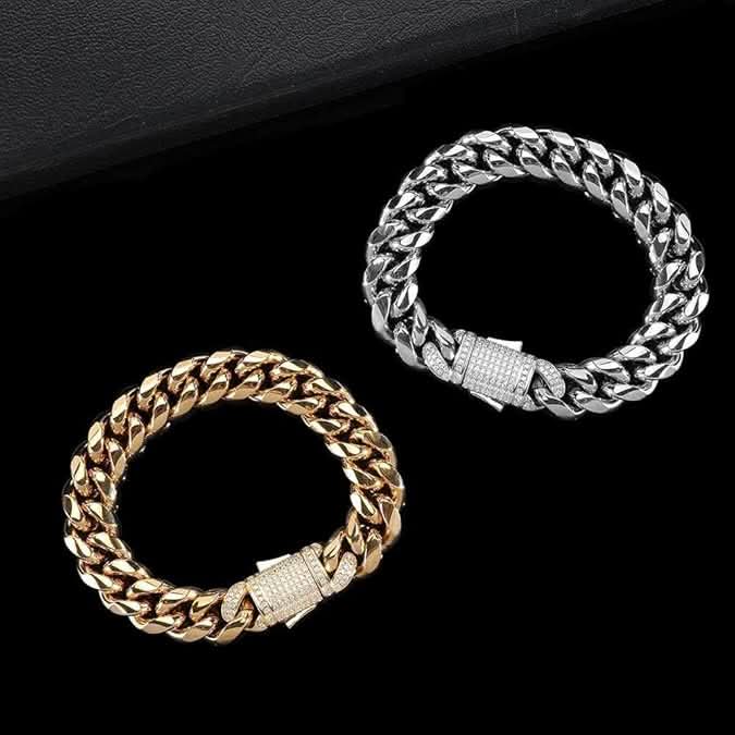 BowLift | 18K gold-plated sterling silver Cuban bracelet