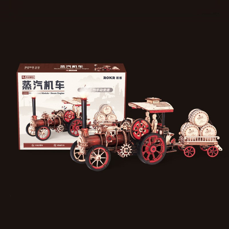 BowLift | High-Difficulty Assembly Steam Locomotive Model