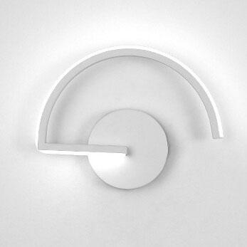 BowLift | Curved Wall Lamp in Aluminum in Modern Style