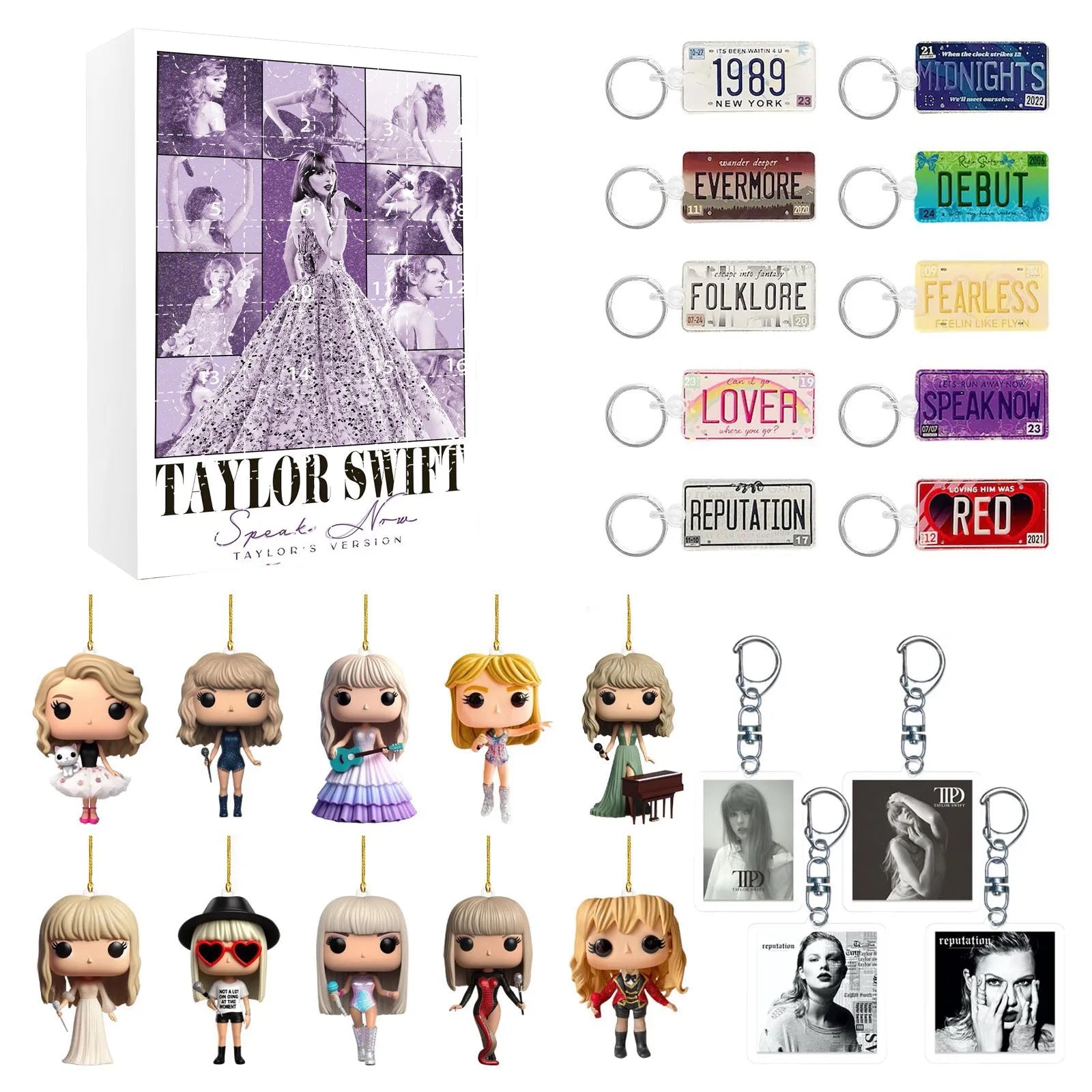 BowLift | DecoJoy Adventskalender – 24-daagse kalender met kerstdecoraties & herbruikbaar design