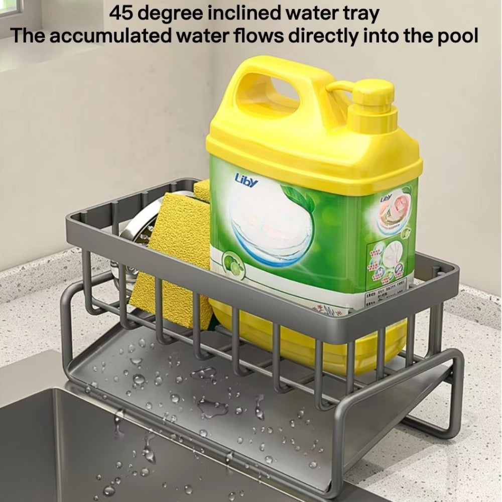 BowLift | All-in-One Sponge Soap Cloth Self-Draining Rack