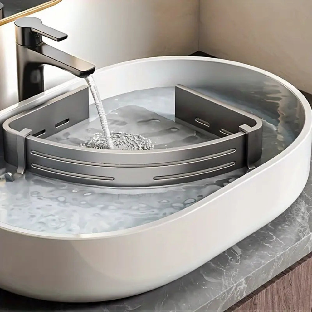 BowLift | Aluminum Corner Shower Caddy Rack