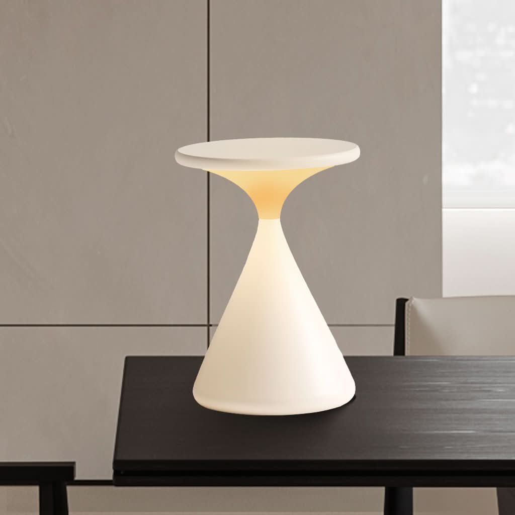 BowLift | Hourglass Cordless LED Table Lamp with Touch Dimmer