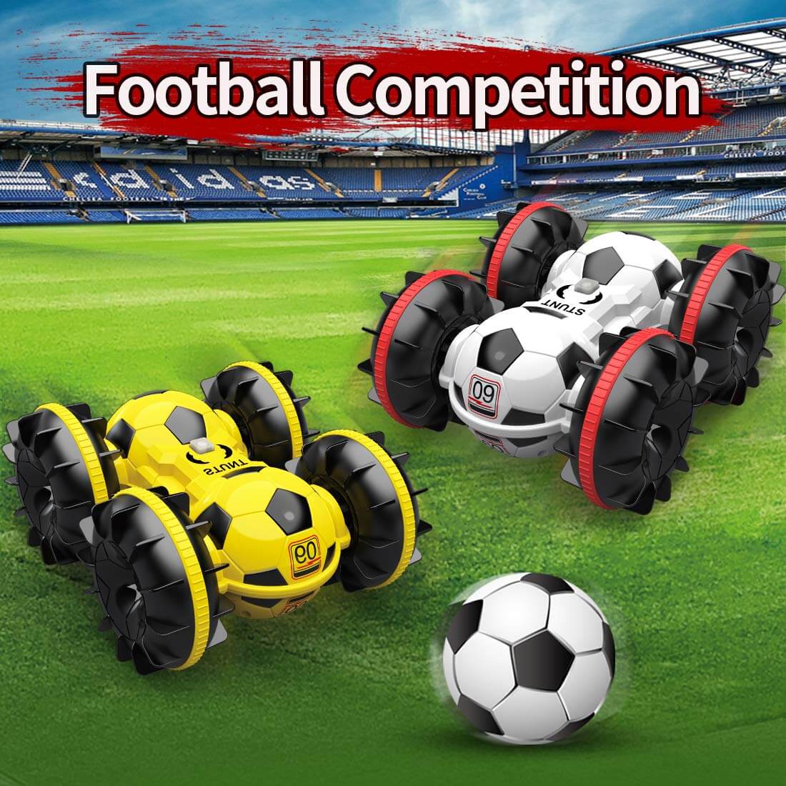 BowLift | Amphibious Remote-Controlled Car, All-Terrain Football, Remote-Controlled Boat, Pool Toy, Gift for Boys and Girls