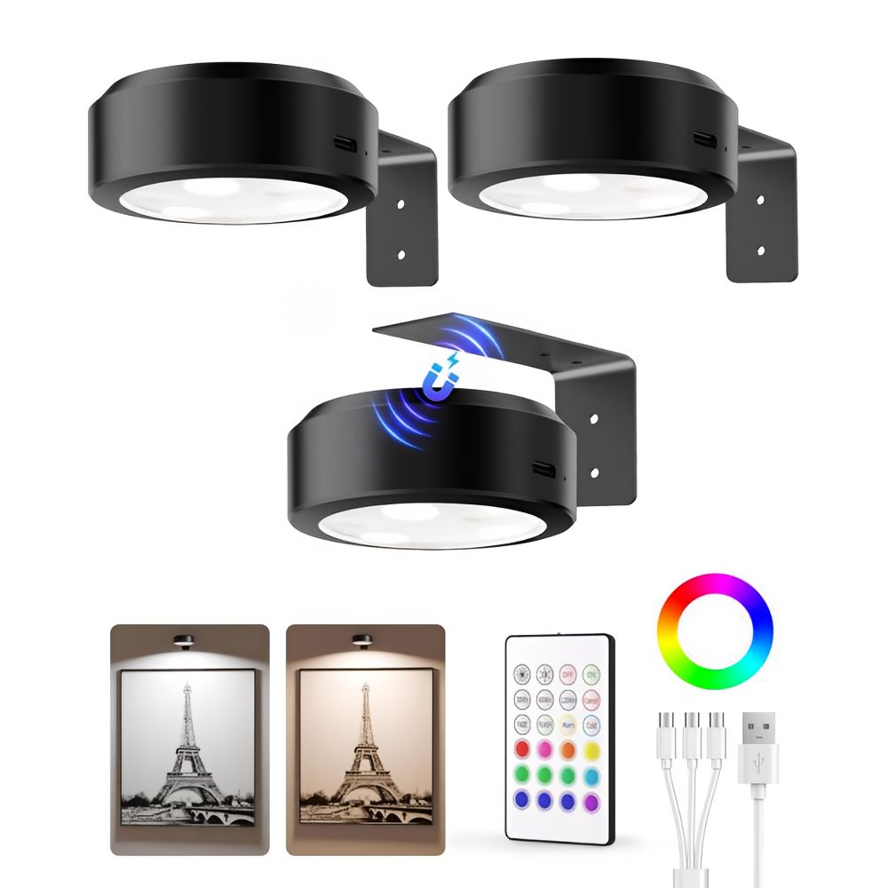 BowLift | ArtLume | Wireless Rechargeable LED Spotlights for Picture & Artwork Lighting