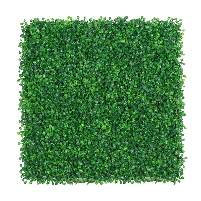 BowLift | 14 PCS 50*50cm Artificial Grass Wall Uv Protected Boxwood Hedge Artificial Green Plant Wall Panel Outdoor Decoration For Banquet Party