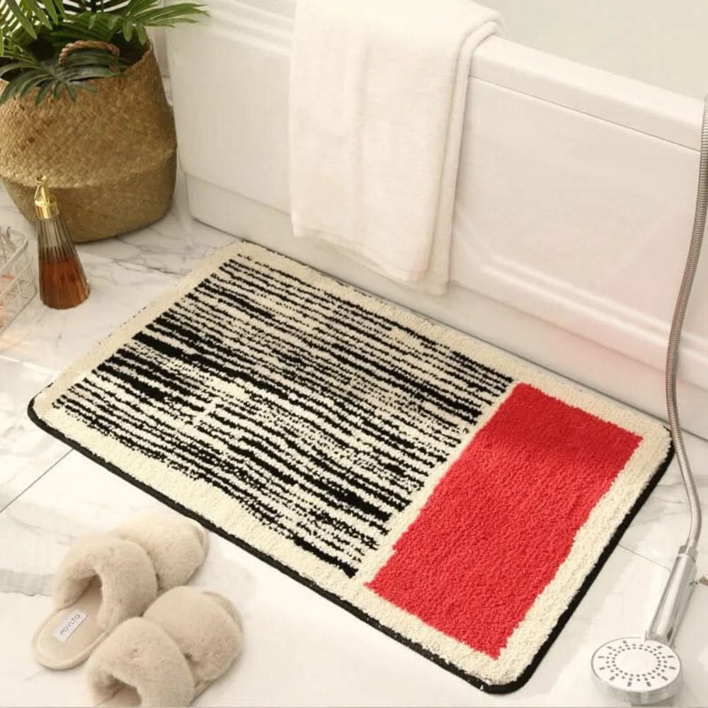BowLift | Abstract Non-Slip Bath Mat – Soft Luxury Design
