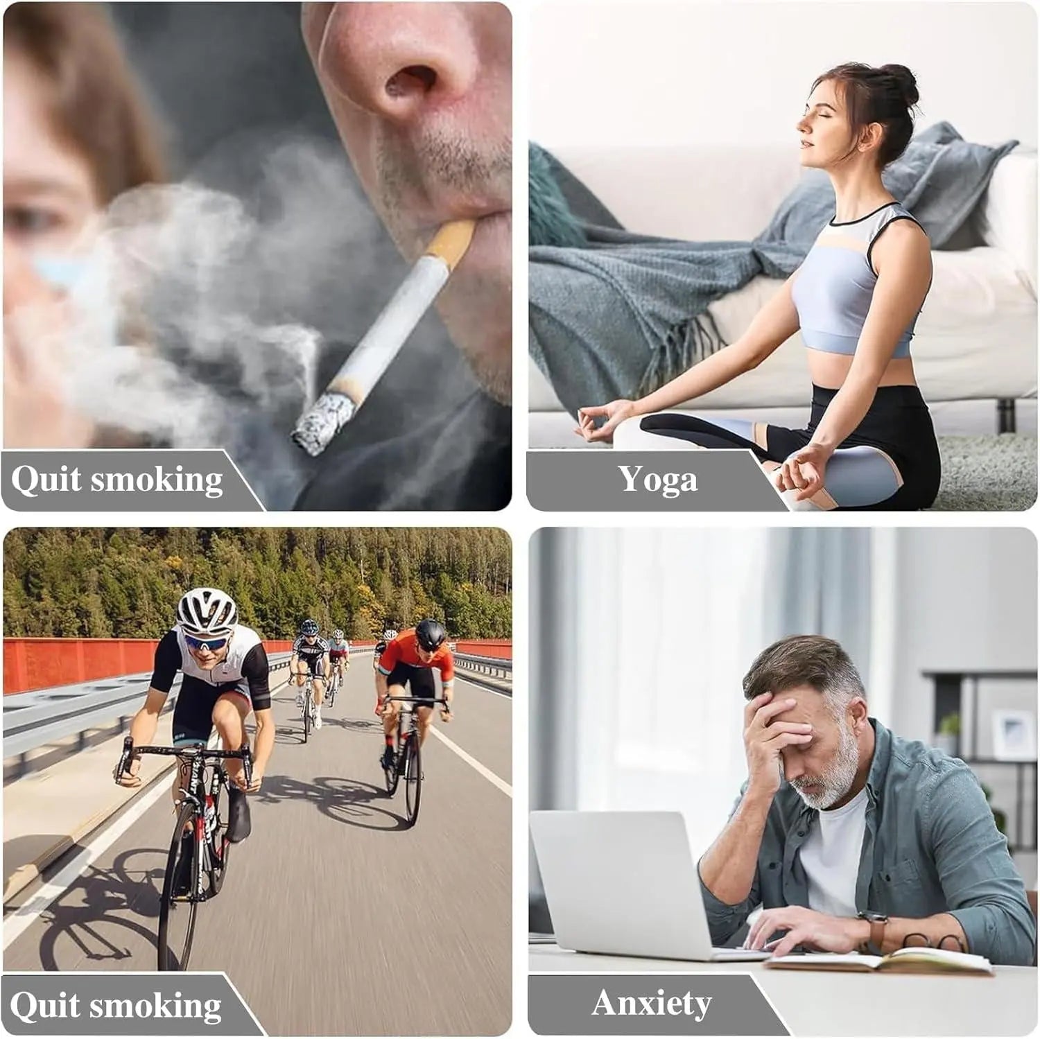 BowLift | Breathing chain made of stainless steel – For quitting smoking & stress relief