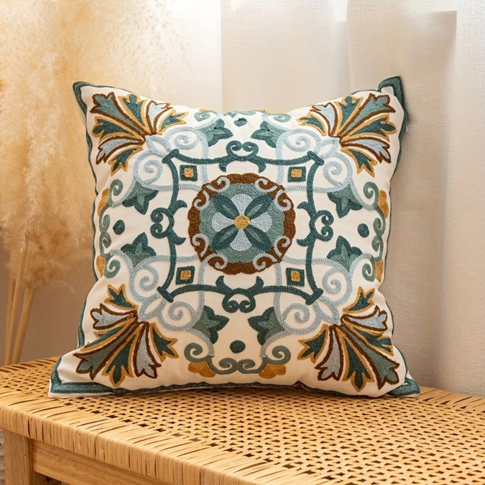 BowLift | Aurae Embroidered Vintage Cushion Cover