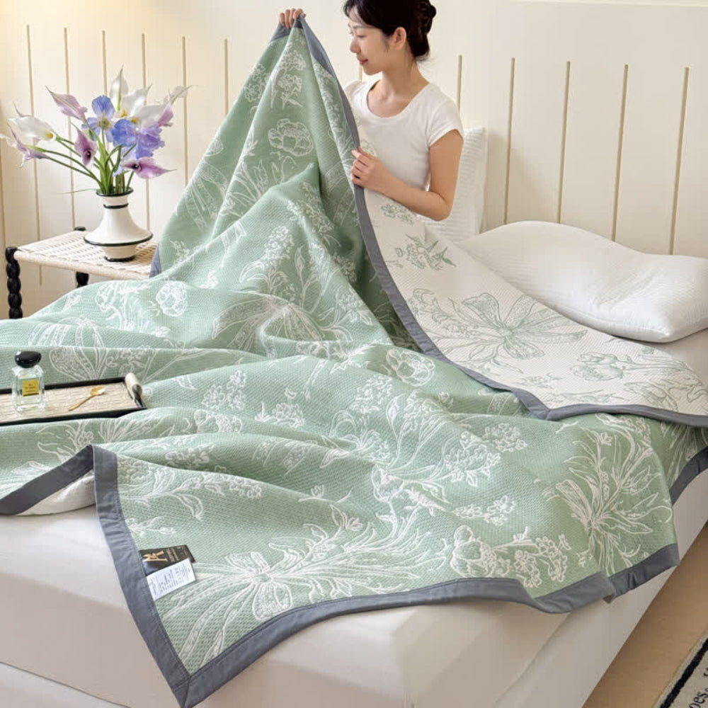 BowLift | Aurea Reversible Cotton Gauze Blanket