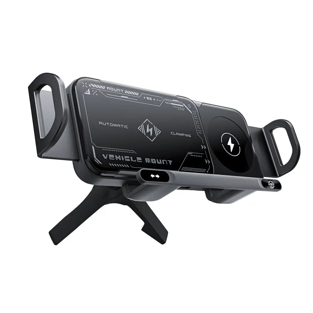 BowLift | Car device holder with charging function – Automatic grip & wireless charging