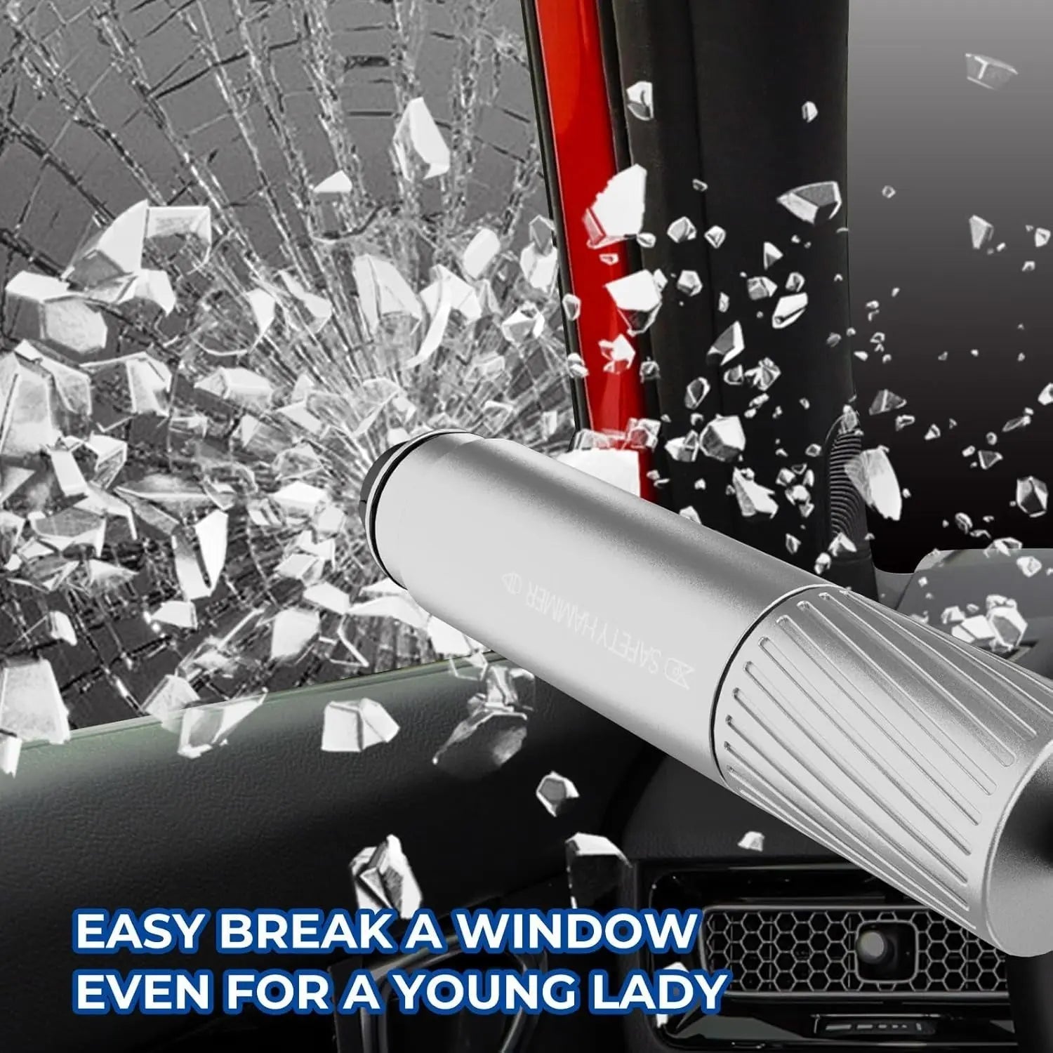 BowLift | Auto emergency hammer with glass breaker – Reliable & life-saving in an emergency