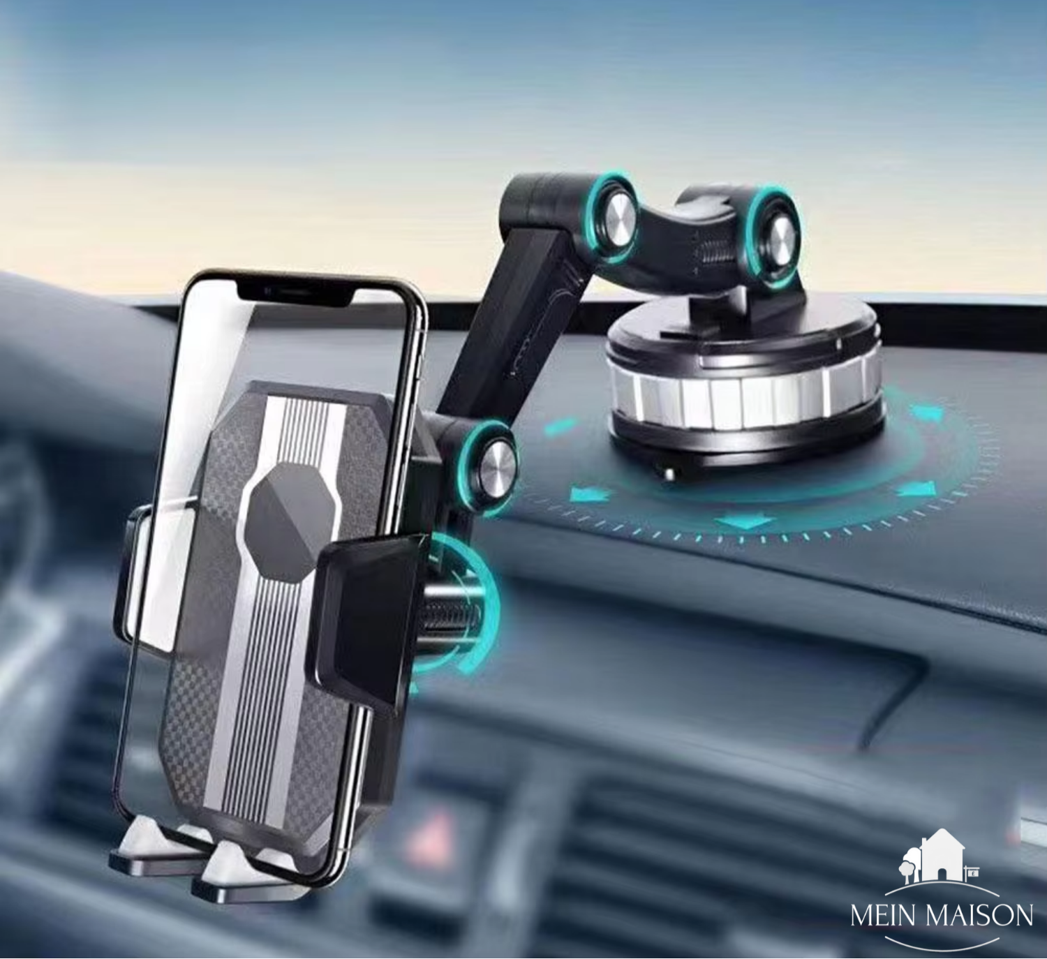 BowLift | Auto Smartphone Holder with Maximum Flexibility – Universal and Durable Mount