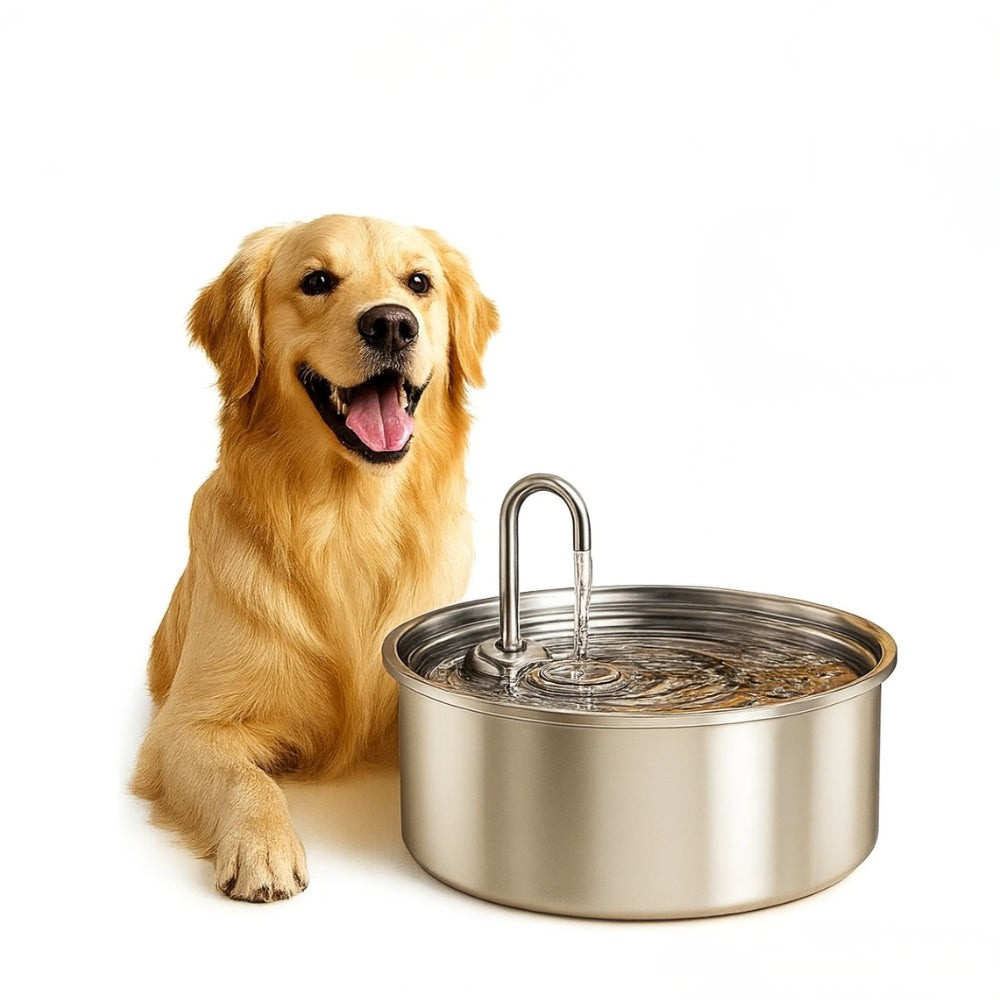 BowLift | Automatic Stainless Steel Water Fountain Pet Drinking Bowl