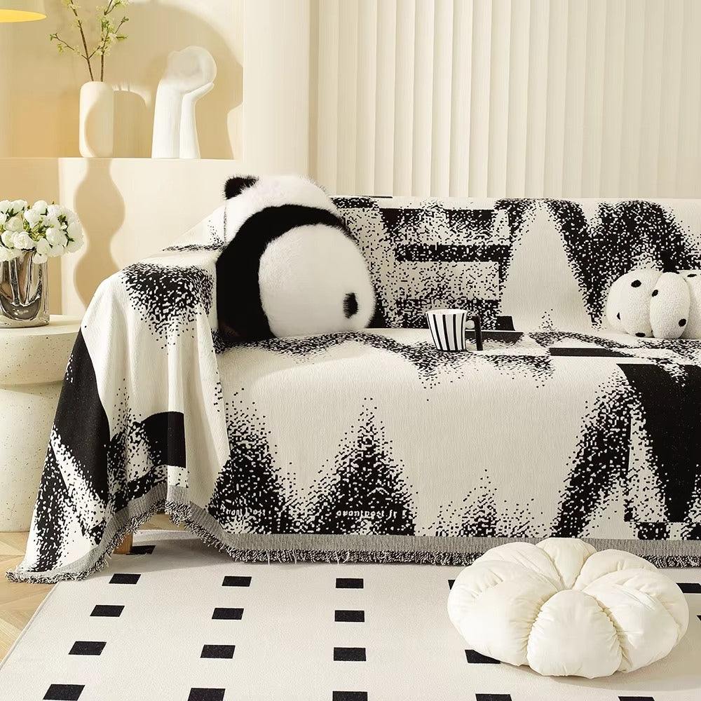 BowLift | Avant-Garde Abstract Chenille Sofa Cover