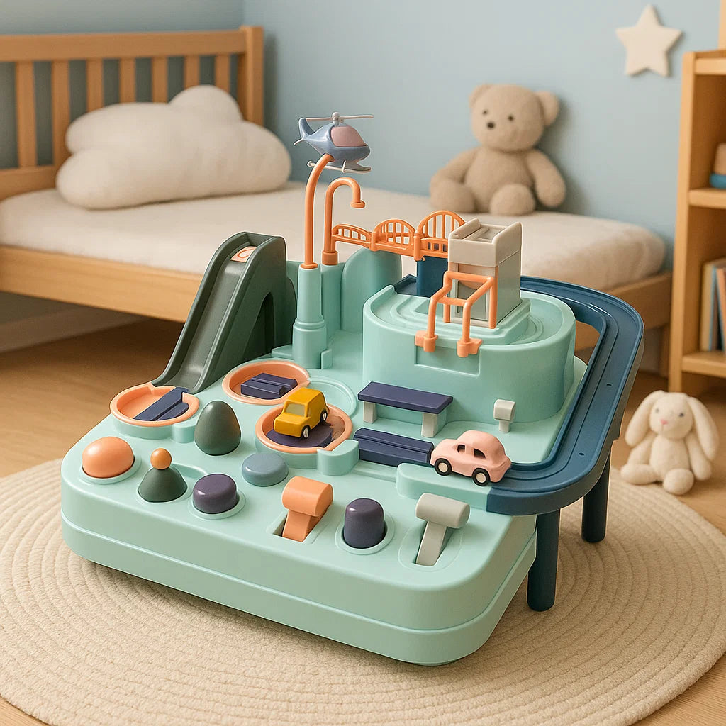 BowLift | Adventure Toy Car Set for Kids – 4-Piece Educational Playset