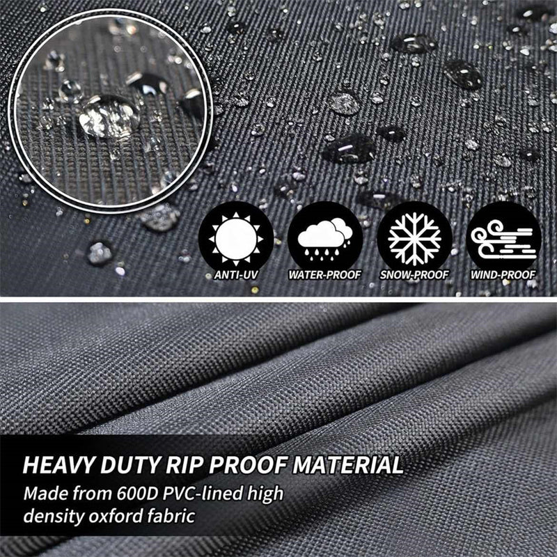 BowLift | Round Waterproof Garden Furniture Cover | Heavy-Duty, UV-Resistant & Adjustable for Outdoor Tables and Chairs