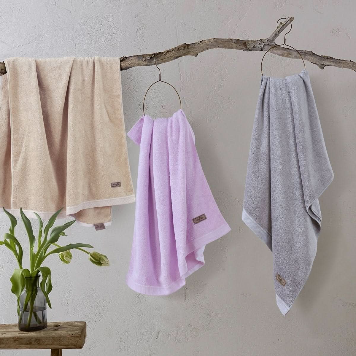BowLift | Neravia Bamboo Essence Towel | Soft, Highly Absorbent & Antibacterial | Premium Bamboo Fiber | Sustainable Spa Towel