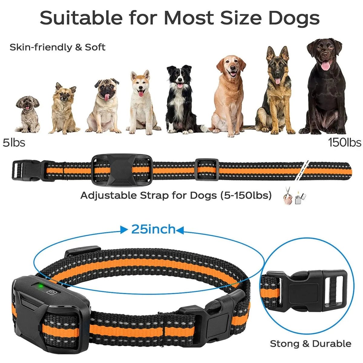 BowLift | Professional 1000 m Remote Training Collar for Dogs