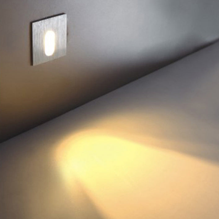 BowLift | Modern Art Deco Round Square Aluminum Waterproof LED Wall Light for Hallways