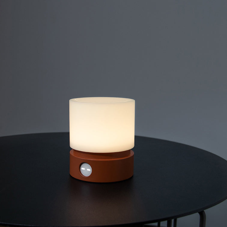 BowLift | Contemporary Nordic Timer Rechargeable ABS HIPS Silicone Cylinder LED Table Lamp Night Light for Nightstand