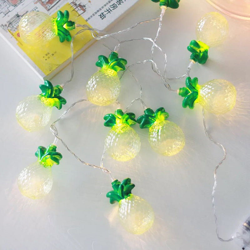 BowLift | Modern Art Deco Small Pineapple PVC LED String Light For Living Room