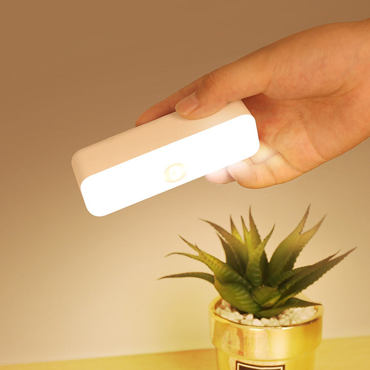 BowLift | Modern Minimalist Rechargeable Magnetic Suction Cup Plastic Strip Rectangular LED Wall Light Night Light For Studying