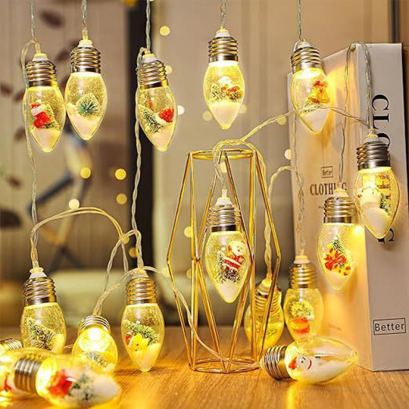 BowLift | Contemporary Creative Waterproof USB Battery PVC Bulb Christmas Decoration LED String Lights For Living Room