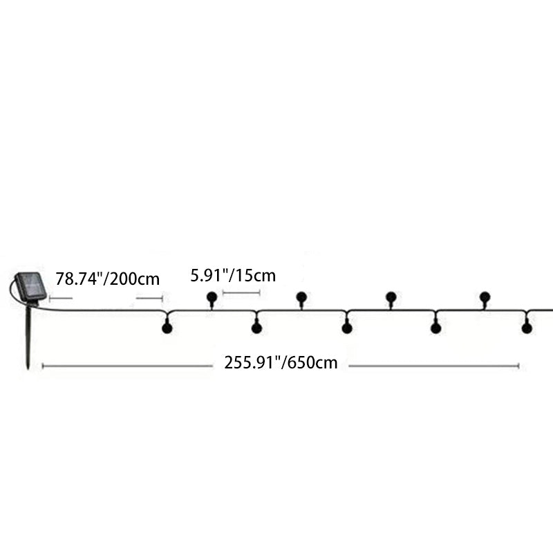 BowLift | Modern Art Deco Solar Battery Waterproof PVC Rose Romantic Decoration LED String Light For Garden