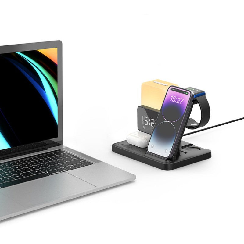 BowLift | Multi-Functional Night Light Clock Wireless Charger