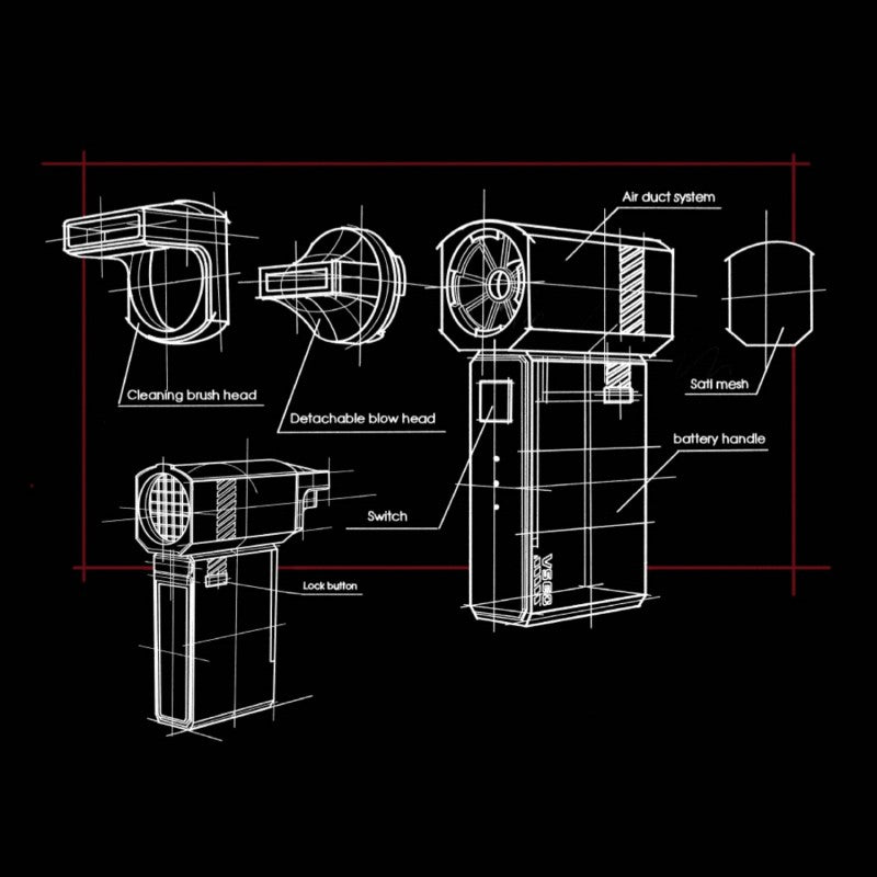BowLift | Handheld High-Speed Turbine Electric Air Blower