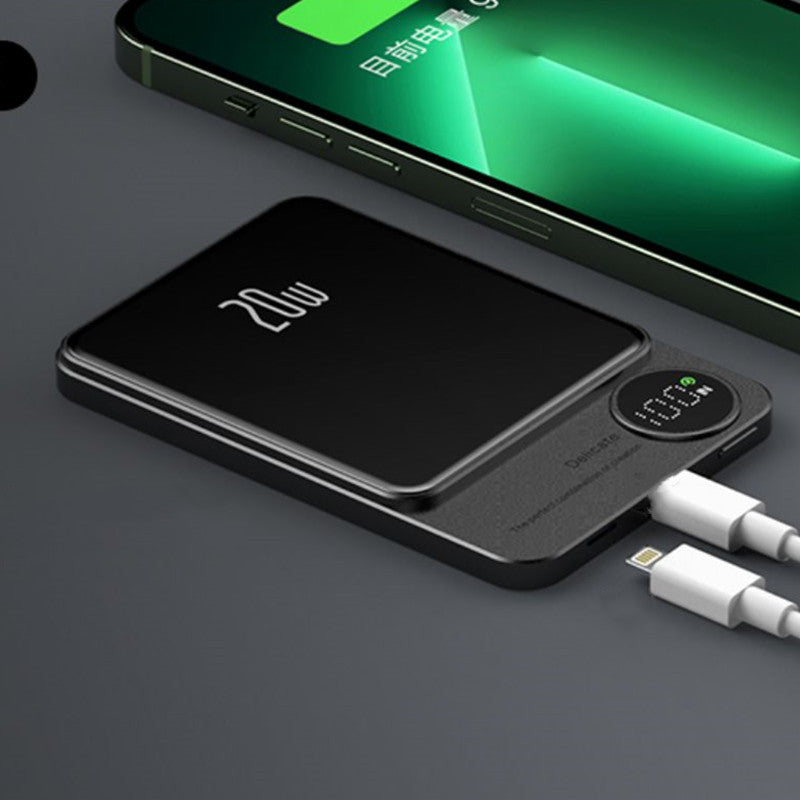 BowLift | 10000mAh Mini Portable LED Digital Display Magnetic fast-Charging Power Bank
