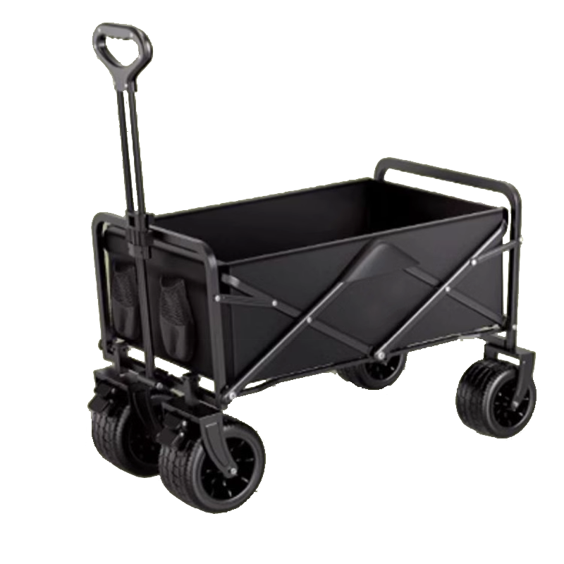 BowLift | 180L Camping Cart With Thick Tires Beach Cart Outdoor Folding Camp Small Trailer Picnic Travel