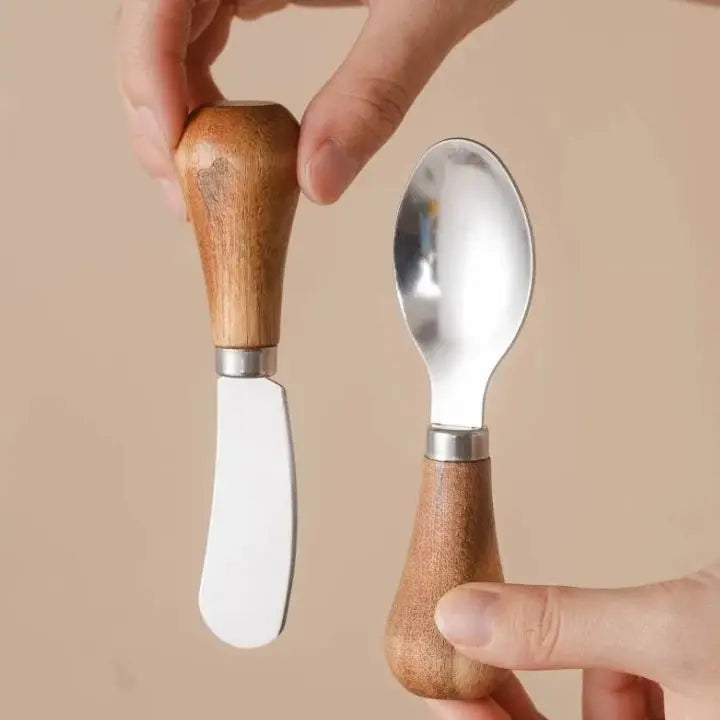 BowLift | Cutlery set made of stainless steel in handy size – fork, spoon, and knife