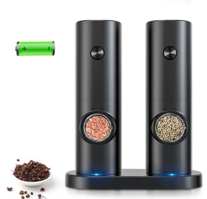 BowLift | GrindPro – Electric Pepper & Salt Grinder with LED