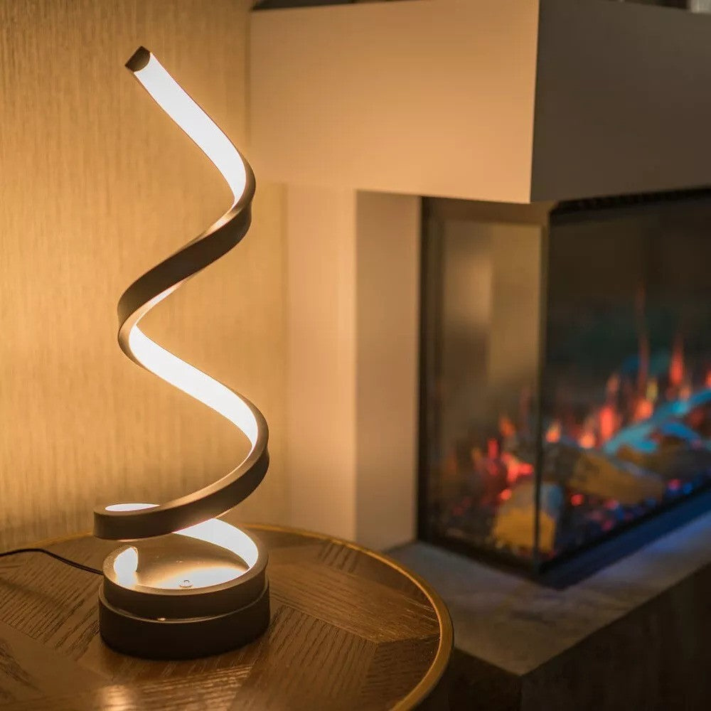 BowLift | LED Table Lamp Modern Spiral Design